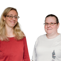 Irene Absenger und Christina Heihs (Kindergartenpädagoginnen)