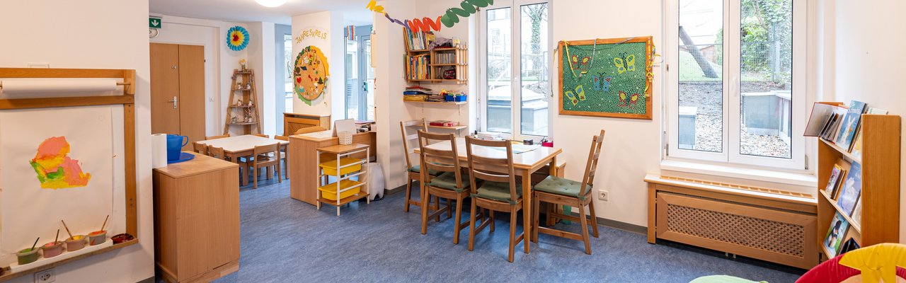 Innenansicht des Kindergartens.